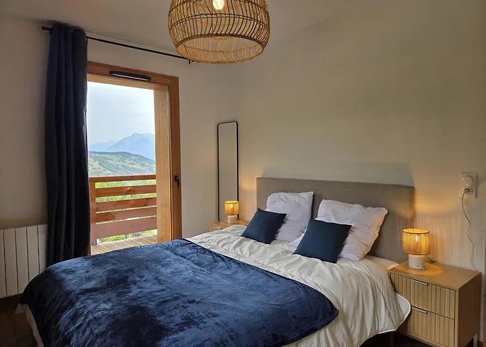 Apartment T2 Valmorel, Balcon, Parking Couvert - Fr-1-291-1033 *