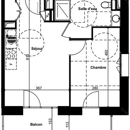 T2 Valmorel, Balcon, Parking Couvert